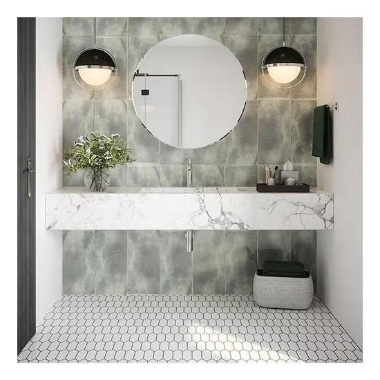 Jeffrey Court Grande Azulado Rustico 10 in. x 20 in. Gloss Ceramic Wall Tile - Est Retail $1,103 - 1 plt