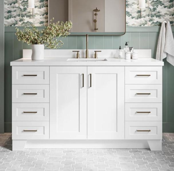 Furniture - Longshore Tides Vanity, Joss & Main Rug, Bonzy Home Loveseat - MSRP $4,778