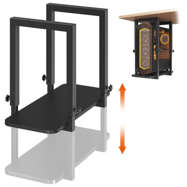 Office Product - PUTORSEN Under Desk PC Mount, MyGift Magnetic Organizer Baskets, Cleaning Planners - MSRP $9,067