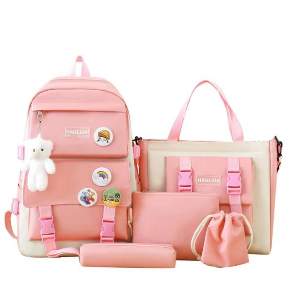 Bulk Lot of 4 in 1 Backpack Sets Fashion Canvas Bags