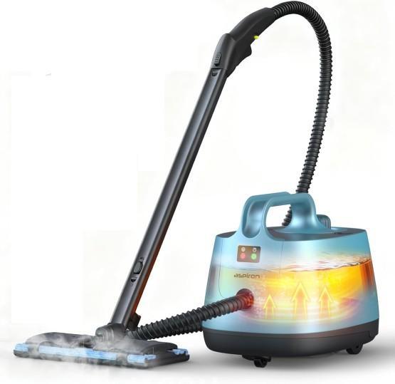 Aspiron Steam Cleaner, Wrster-tech Pond Aerator, Keter Resin Deck Box - MSRP $2,514