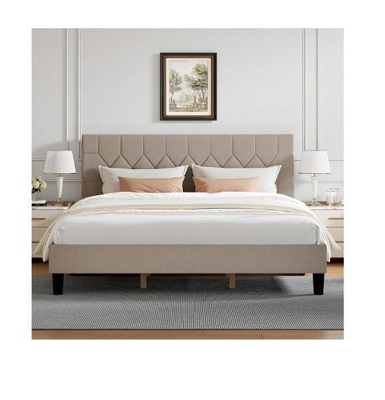 Novilla King Bed Frame, DWVO L-Shaped Desk, Blue Wave NE1175 HD In-Pool Ladder, SWISSGEAR Sion Luggage - MSRP $2,424