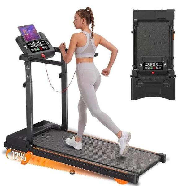 Walking Pad Treadmill, IDEALHOUSE Round Dining Table, 6-Tier 75" Tall Farmhouse Bookcase, LIFETIME Table - MSRP $1,366