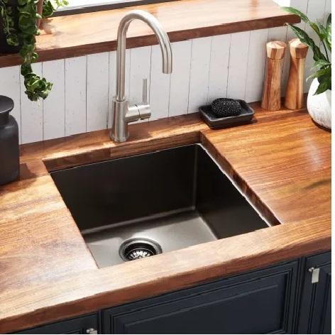 Signature Hardware 441063 Stainless Steel Kitchen Sink - MSRP $581
