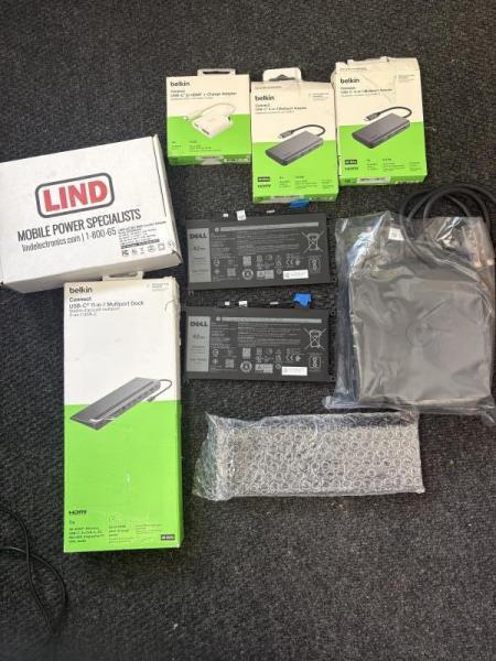 Wholesale Lot, DELL, BELKIN, LIND, NINTENDO, MSRP $3300