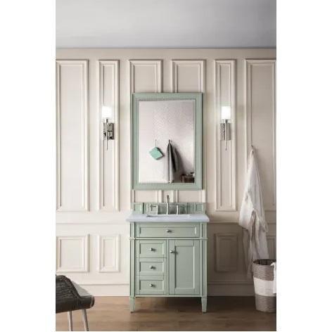 James Martin Vanities 650-V30-SGR-3CAR Vanity Set - MSRP $2,129