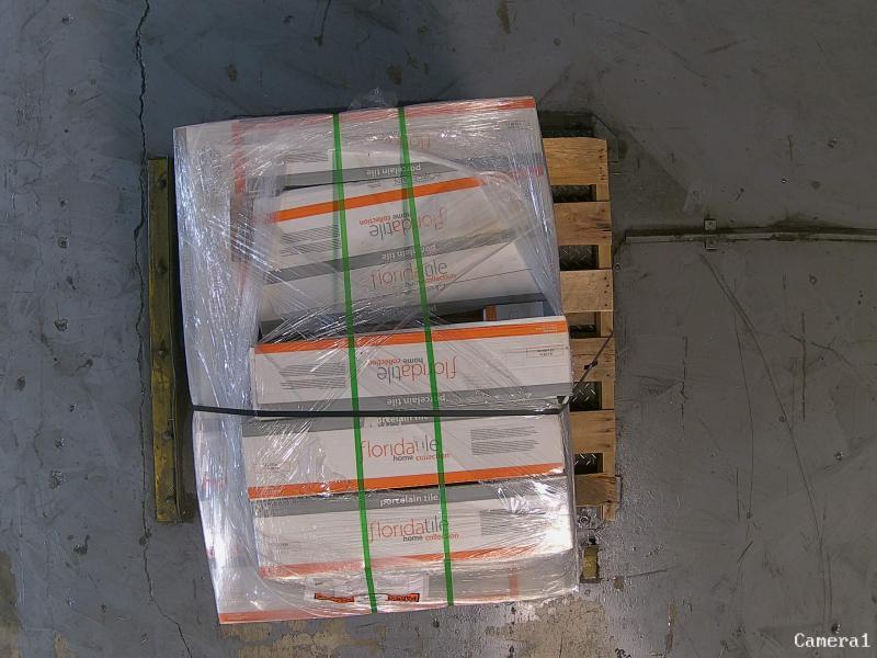 Pallet of Florida Tile Home Collection Wind River Grey 6inx24in Porcelain Floor & Wall Tiles - Est Retail $1,908
