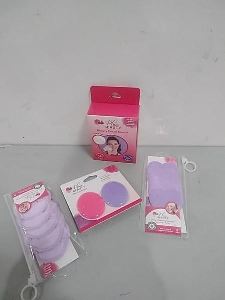Health & Beauty - Plumbeauty Exfoliating Skin Scrubbers, Reusable Makeup Remover Pads, Facial Sponges - MSRP $9,767