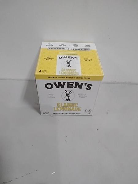 Pallet of Owen's Classic Lemonade Vodka & Whiskey Mixers - MSRP $4,985