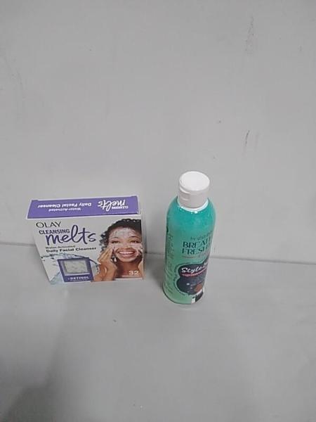 Health & Beauty - Olay Face Cleansing Melts & Urban Hydration Breath of Fresh Hair No Frizz Curl Lotion - MSRP $11,191