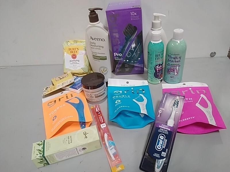 Health & Beauty - Burst Pro Sonic Electric Toothbrushes, Aveeno Calm+Restore Gel Body Moisturizers, Olive - MSRP $6,023