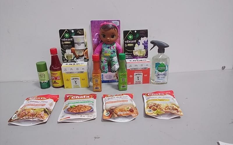 Bed Bath & Home - Baby Alive Soft ‘n Cute Dolls, Chata Chilorio Shredded Chicken & Shredded Pork Packets - MSRP $3,101