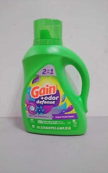 Gain Odor Defense Liquid Laundry Detergent Super Fresh Blast - 88.0 fl oz - MSRP $1,558