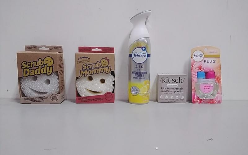 Bed Bath & Home- Kitsch Rice Water Protein Strengthening Shampoo Bars, Crest 3D White Brilliance Mouthwash -MSRP $3,442