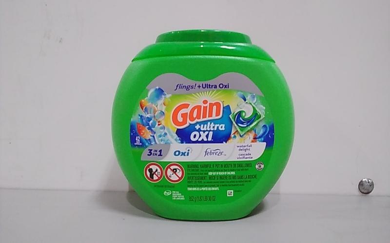 Gain Flings Oxi Waterfall Laundry Detergent - 30oz/42ct - MSRP $2,078