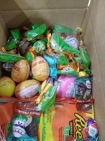 Grocery -  Skittles Easter Cane, Nickelodeon Krabby Patty, Reese's Chocolate  - MSRP $11,243