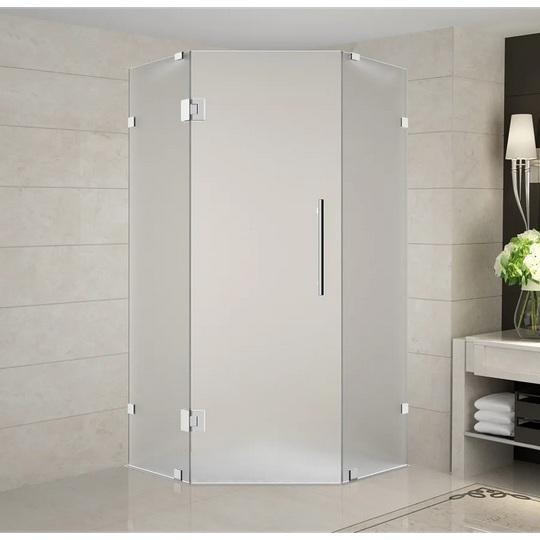 Aston SEN986F-SS-34-10 Shower Enclosure - MSRP $810