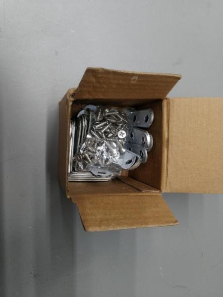 General Merchandise - 20pcs Stainless Steel L-Bracket Corner Set, 2 Pairs Soccer Socks Knee High - MSRP $385