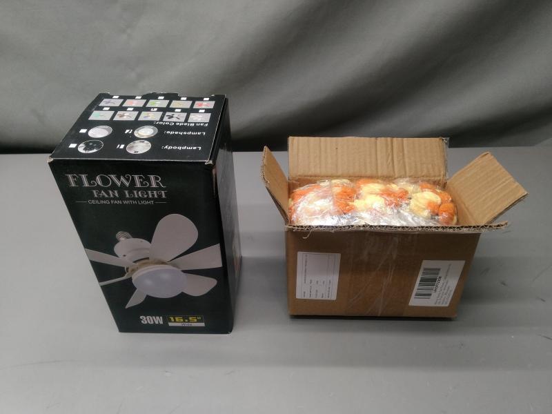 General Merchandise - Flower Bouquet Blankets, Flower Fan Lights &  Stainless Steel L-Bracket Corner Sets - MSRP $372