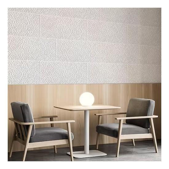 Jeffrey Court Retreat White Textured Ceramic Wall Tile - Est Retail $1,684 - 1 plt