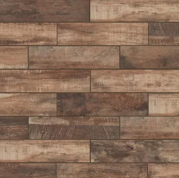 Flooring & Rugs - Florida Tile Home Collection Wind River Beige 6 in. x 24 in. Porcelain - Est Retail $1,164 - 1 plt
