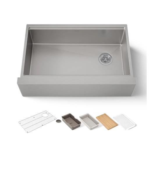 Kohler K-33656-PC-NA Kitchen Sink - MSRP $1,248