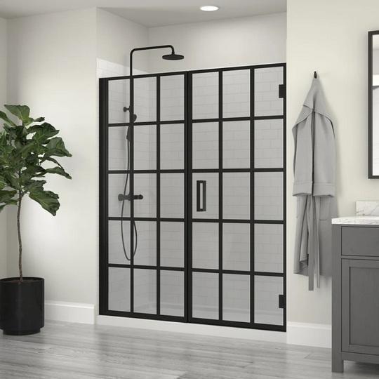 Miseno MSD4874-GRH-FB Frameless Shower Door - MSRP $732
