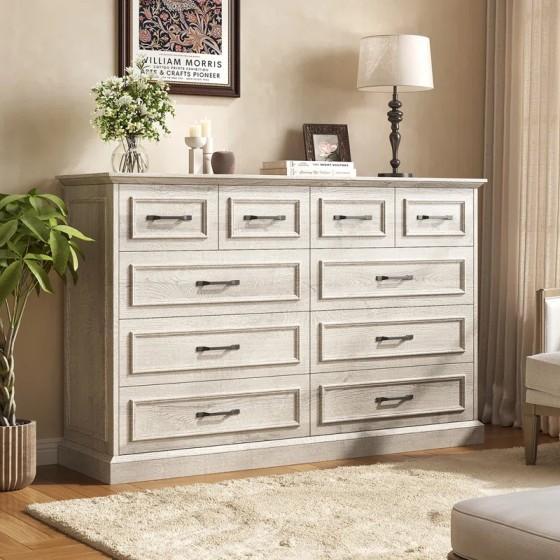 Furniture - Winston Porter Farmhouse Dresser, Clapp Nightstand, Bishesh Side Chair - MSRP $2,899