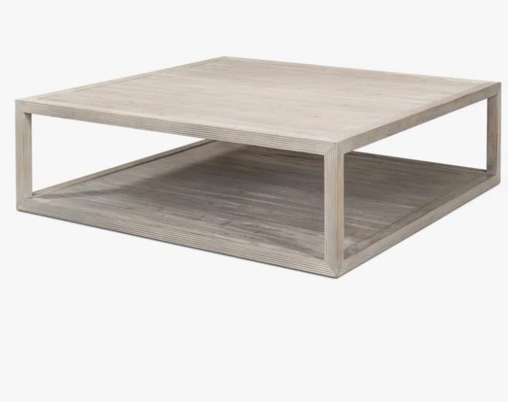 Housewares - Camden Solid Wood Floor Shelf Coffee Table, Circular Pedestal Bathroom Sink, Spindle Bench - MSRP $6,443