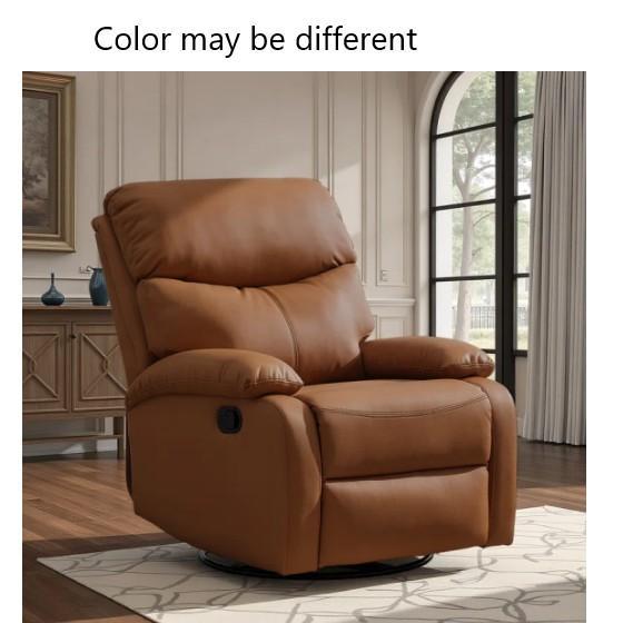 Furniture - Fraher Leather Rocker Recliner, Bensu Platform Bed, Deanna Patio Dining Armchairs - MSRP $2,225