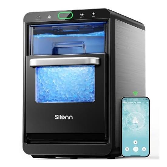 Silonn Ice Maker, East Oak 120 Gallon Deck Box, Medical Utility Cart - MSRP $1,476