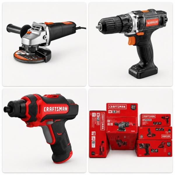 Craftsman, Warrior, Pittsburgh, Quinn, power and hand tools