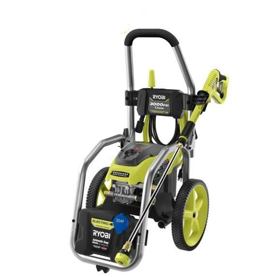 Tools - Ryobi Electric Pressure Washer, Ryobi Lawn Mower, Ridgid Miter Saw - Est Retail $1,665