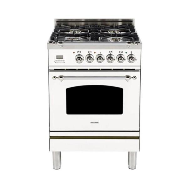 Hallman 24-in Deep Recessed 4 Burners Convection Italian Range MSRP $7,398