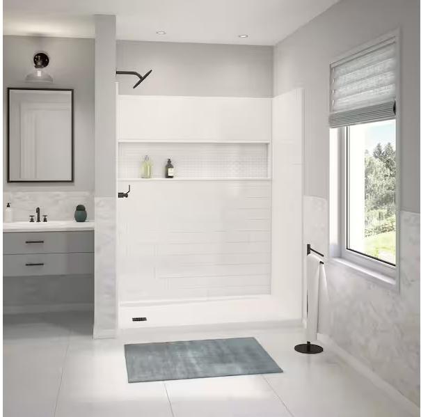 Kitchen & Bath - Bootz Industries ShoerCast Alcove Shower Stall Kit, Hanikes, DreamLine, Delta - Est Retail $2,626