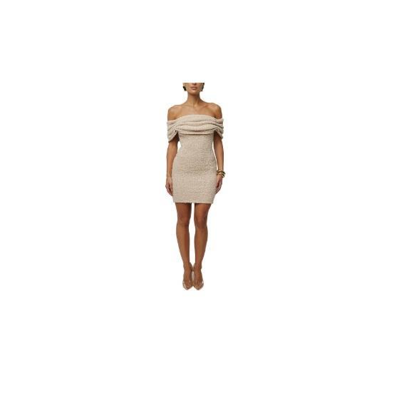 Apparel - Jluclabel Pour Over Mini Dress, English Factory Cozy Round-Neck Sweater Dress, BECCA - Original MSRP $2,075