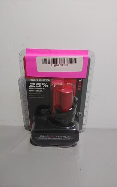 Milwaukee M12 12V Lithium-Ion XC High Output 5Ah Battery Pack - MSRP $99