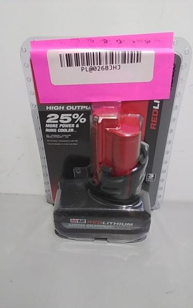 Milwaukee M12 12V Lithium-Ion XC High Output 5Ah Battery Pack - MSRP $99