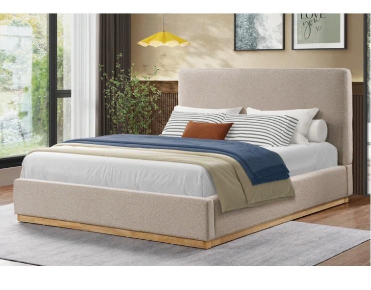 Housewares- Aspen Platform Queen Bed, Carton E: Long Seat & Back Frame, Anureet Modular Sofa Right-Armrest -MSRP $1,382