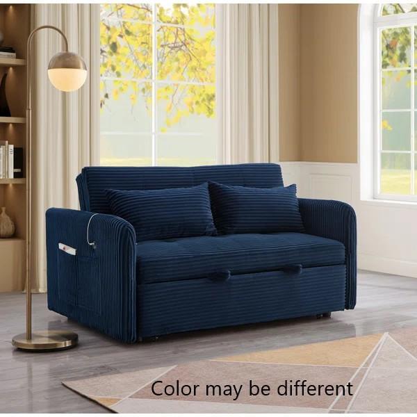 Furniture - Ebern Designs Sofa Bed, Auberon Lift Top Coffee Table, Aamnah Side Table - MSRP $3,633