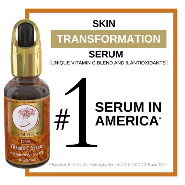 70 Units DIVAS NEVER AGE® Brighten 2X Vitamin C Serum - MSRP $9,450.00