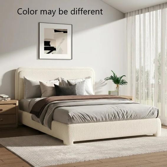 Furniture - Bensu Boucle Platform Bed, Jawarren Kitchen Pantry, 17 Stories Console Sofa Table - MSRP $2,471