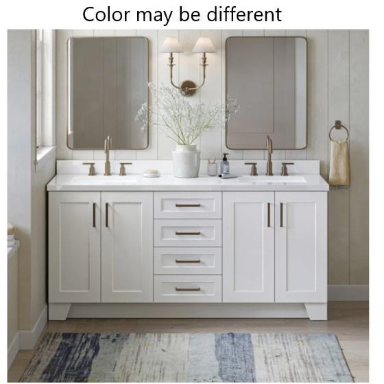 Furniture - Freitas Solid Wood Double Bathroom Vanity, Minakumari Arbor, August Grove Footboard - MSRP $2,015