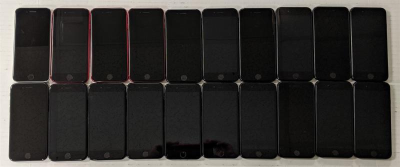 Apple iPhone SE 2nd Gen, 64GB, 19 Units, Refurb, MSRP $7,600