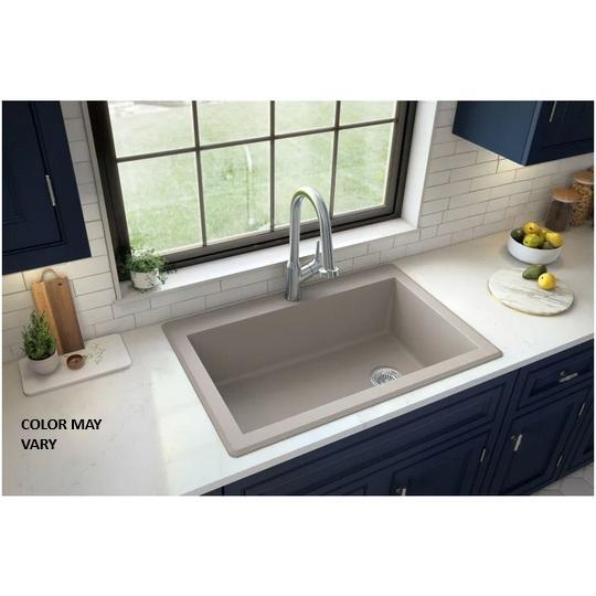 Karran USA QT-670-CN-PK1 Quartz Composite Kitchen Sink - MSRP $299