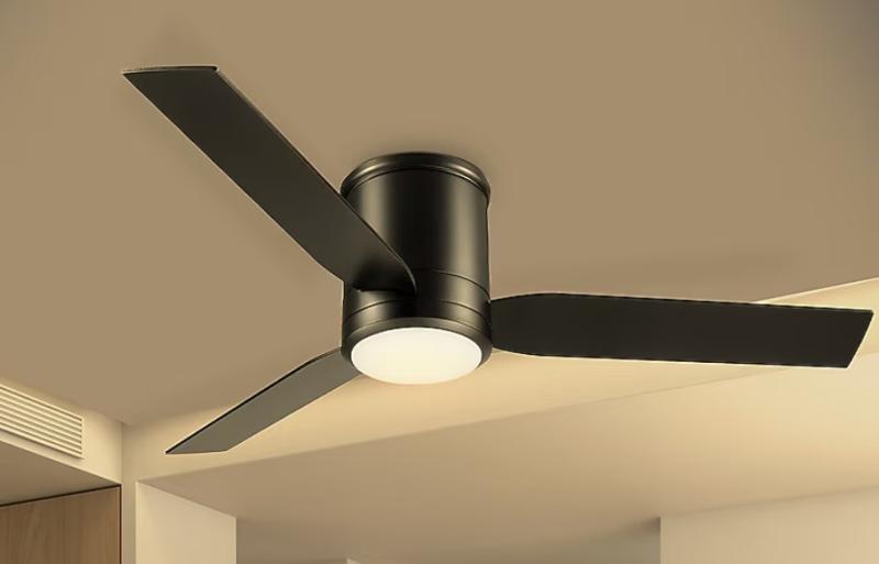 Globe Electric Caledon 52in LED Smart Ceiling Fan, Zoeller 1/3HP 115V 35gal Thermoplastic Utility Pump - MSRP $2,534