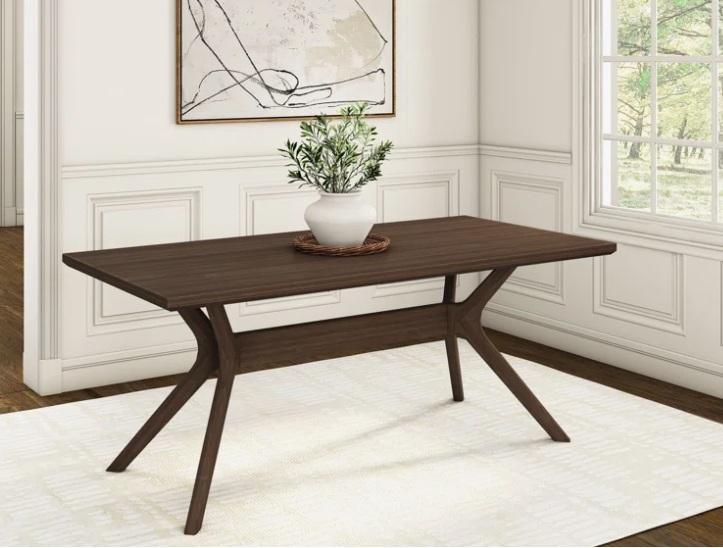 Housewares - Muhsina Cross-Leg Dining Table, Microfiber Lift Reclining Chair, Knighten Wood Bed Frame - MSRP $2,518