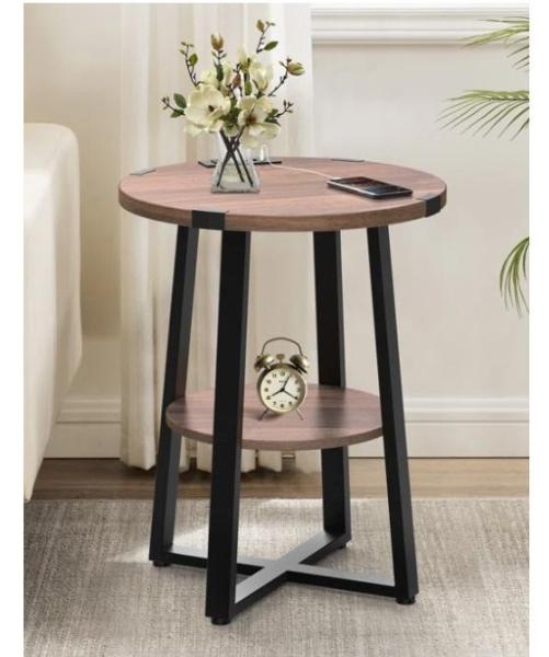 Housewares- Rustic Landscape & Nature Wall Decor, Jalanda End Table w/Built-In Outlets, 30qt Marine Cooler -MSRP $2,466