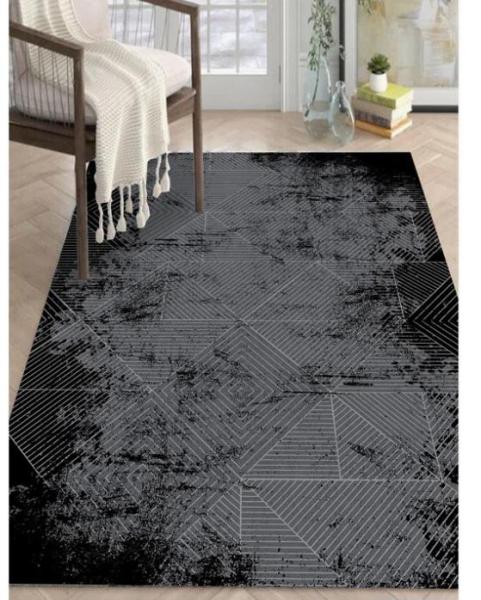 Housewares- Scandinavian Geometric In/Outdoor Rugs, Red Vintage Style Burgundy Woven Base Machine Wash Rug -MSRP $7,411