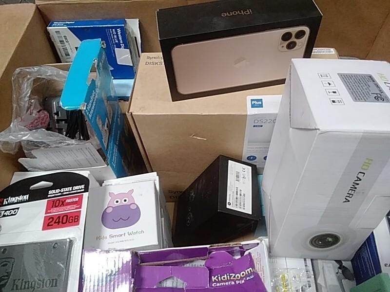 Consumer Electronics - SYNOLOGY DISKSTATION DS3611XS, Apple Cell iP11 Pro Max 256 Gold, DJI Mini 2, VTech - MSRP $6,789